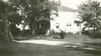 Front of farmhouse