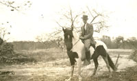 Mike on horseback
